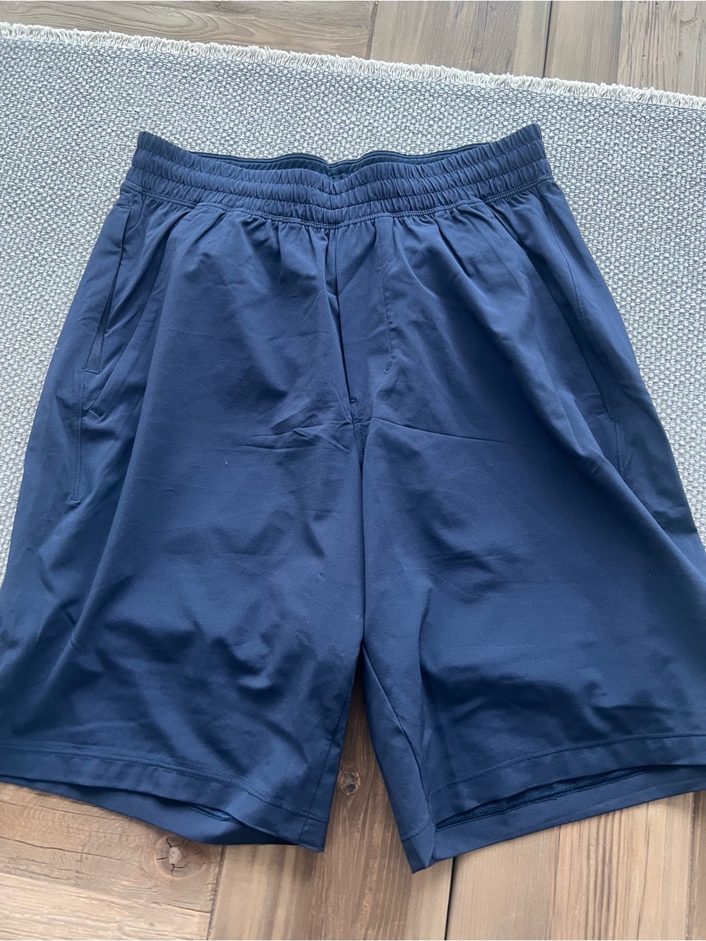 Lululemon Men’s shorts, 9” inseam, navy, size small, like new condition